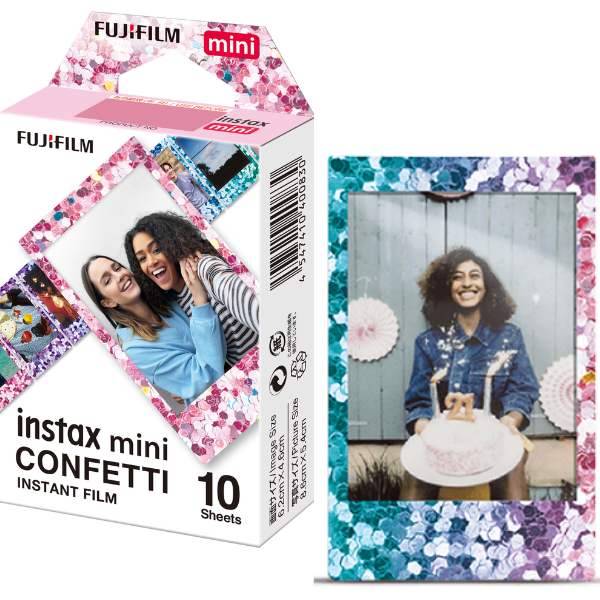 Fujifilm Instax Mini Film Confetti for Instax Mini Cameras (10