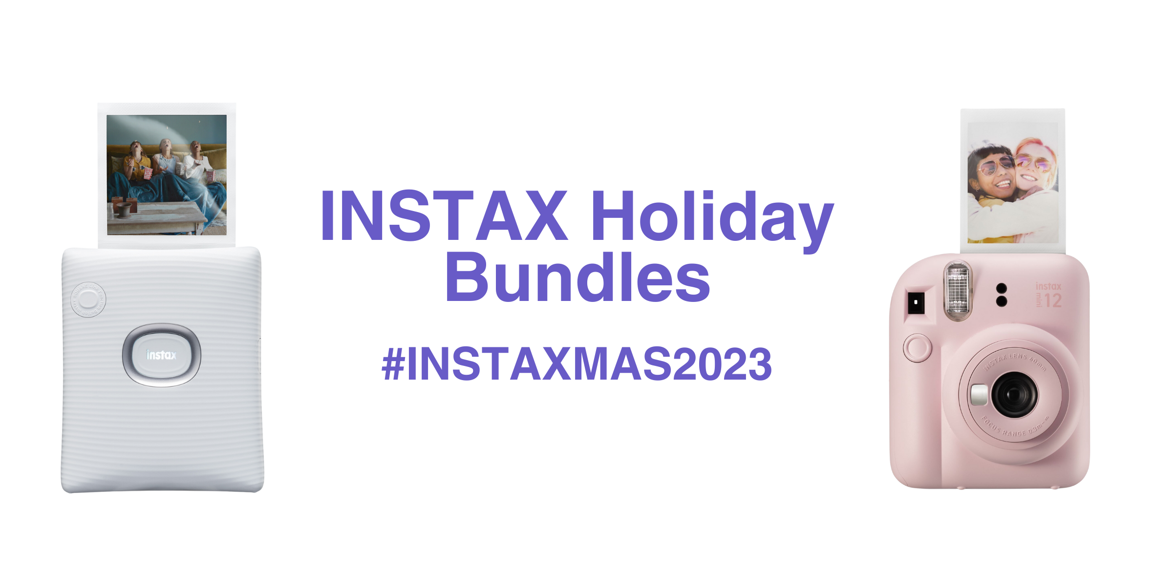 Instax Mini 12 Camera Holiday Bundle, Instant Cameras & Accessories